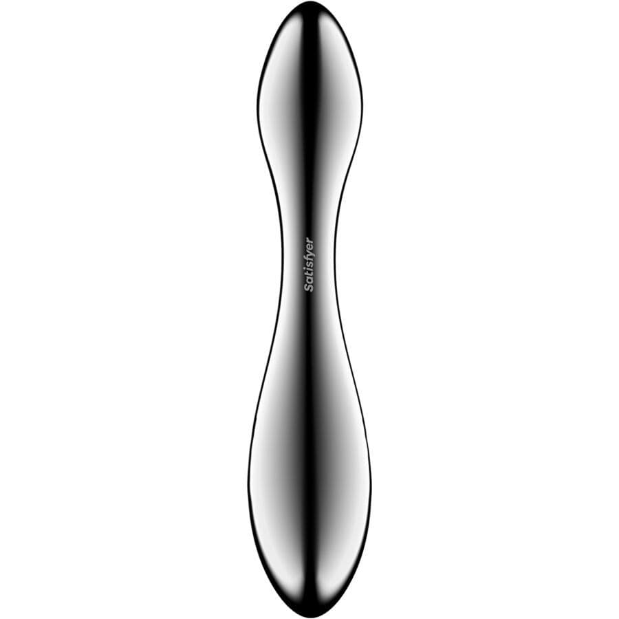 SATISFYER - PURE GRAVITY 3 DVOSTRANSKI DILDO IZ NERJAVEČEGA JEKLA 4