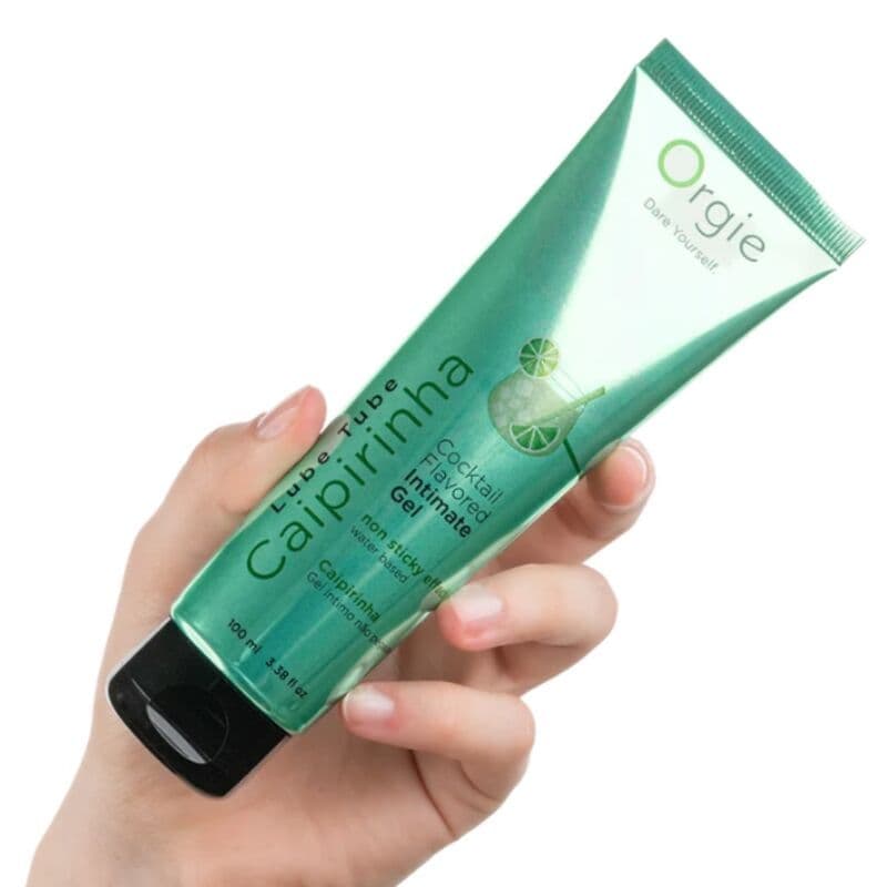 ORGIE - LUBE TUBE COCKTAIL CAIPIRINHA KISSABLE WATER-BASED INTIMATE GEL 100 ML 3