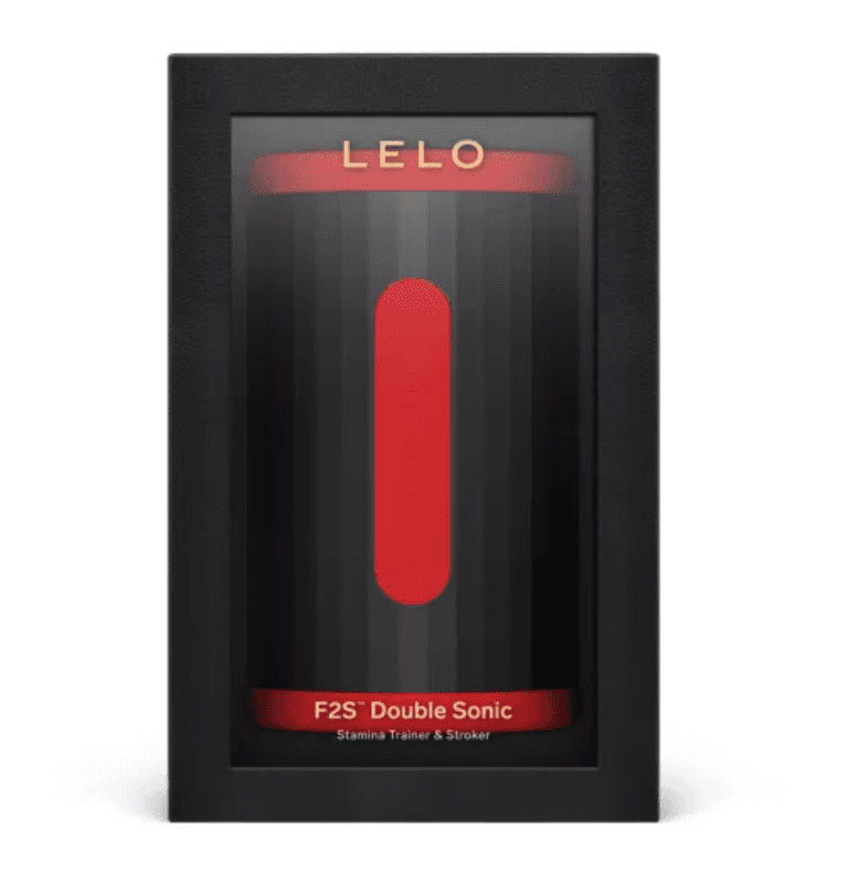 LELO - F2S Double Sonic male stroker with dual sonic stimulation, rdeč 3