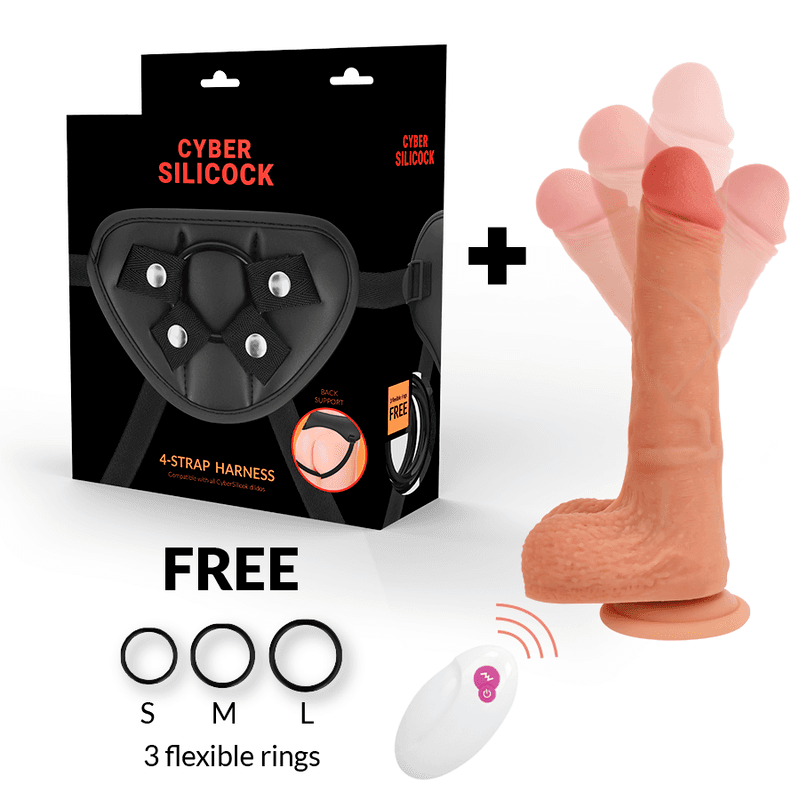 CYBER SILICOCK - DILDO S REMENJEM MR RICK S DALJINSKIM UPRAVLJAČEM