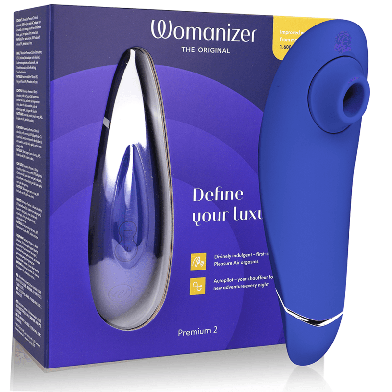 WOMANIZER - PREMIUM 2 STIMULATOR KLITORISA, BOROVNIČEV