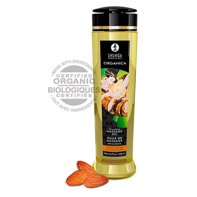 Organic almond massage oil 240 ml