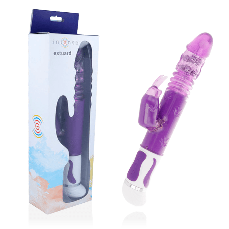 INTENSE - ESTUARD VRTLJIVI VIBRATOR GOR IN DOL LILA
