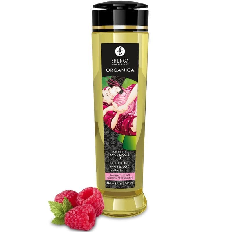SHUNGA - ORGANSKO MASAŽNO OLJE MALINE 240 ML