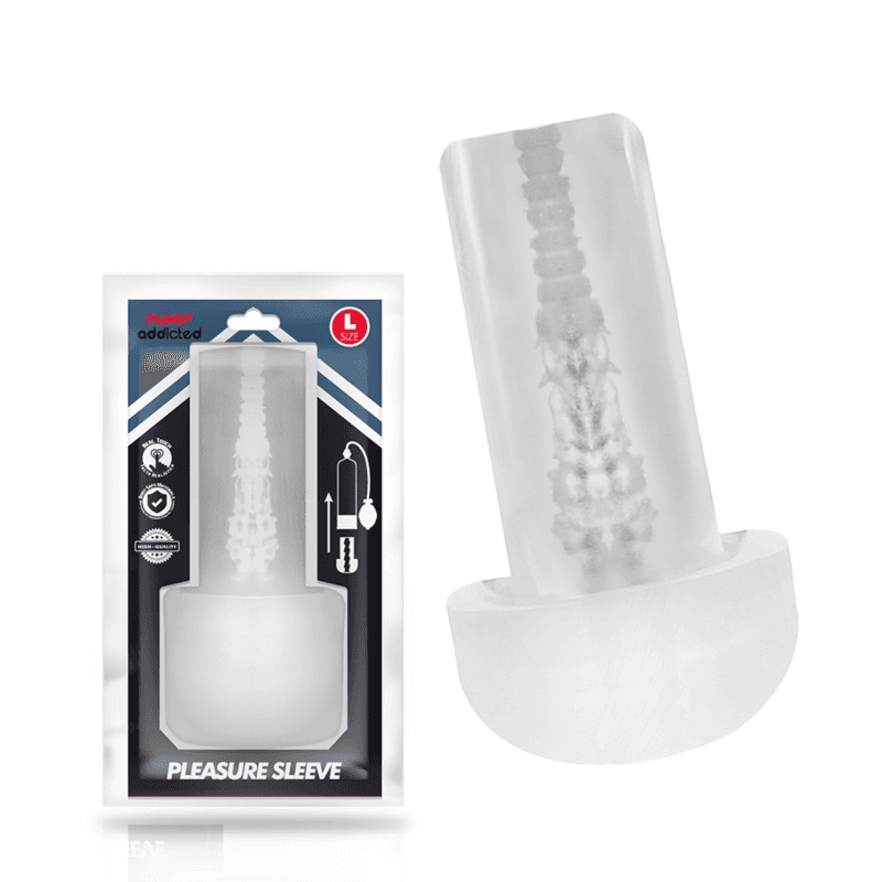 PUMP ADDICTED - NAVLAKA ZA PENIS PLEASURE SLEEVE, VELIČINA L