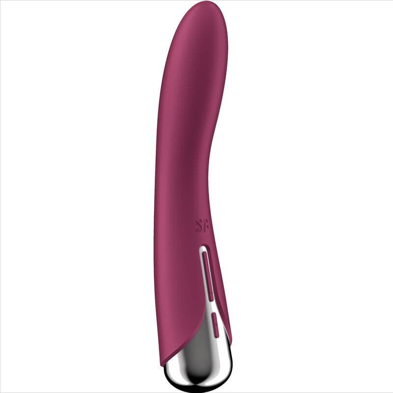 SATISFYER - SPINNING VIBE 1 ROTACIJSKI VIBRATOR ZA G-TOČKU, CRVENI