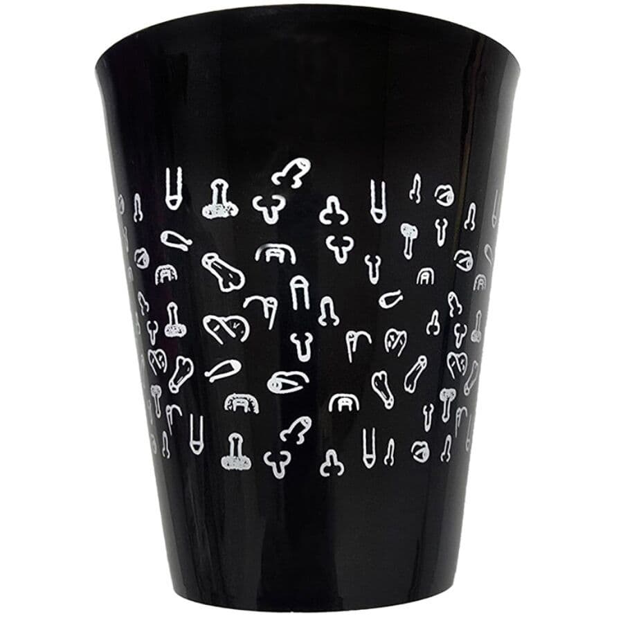 DIABLO PICANTE - SCHWARZE TASSE 500 ML MIT WEIẞEN PENISSEN