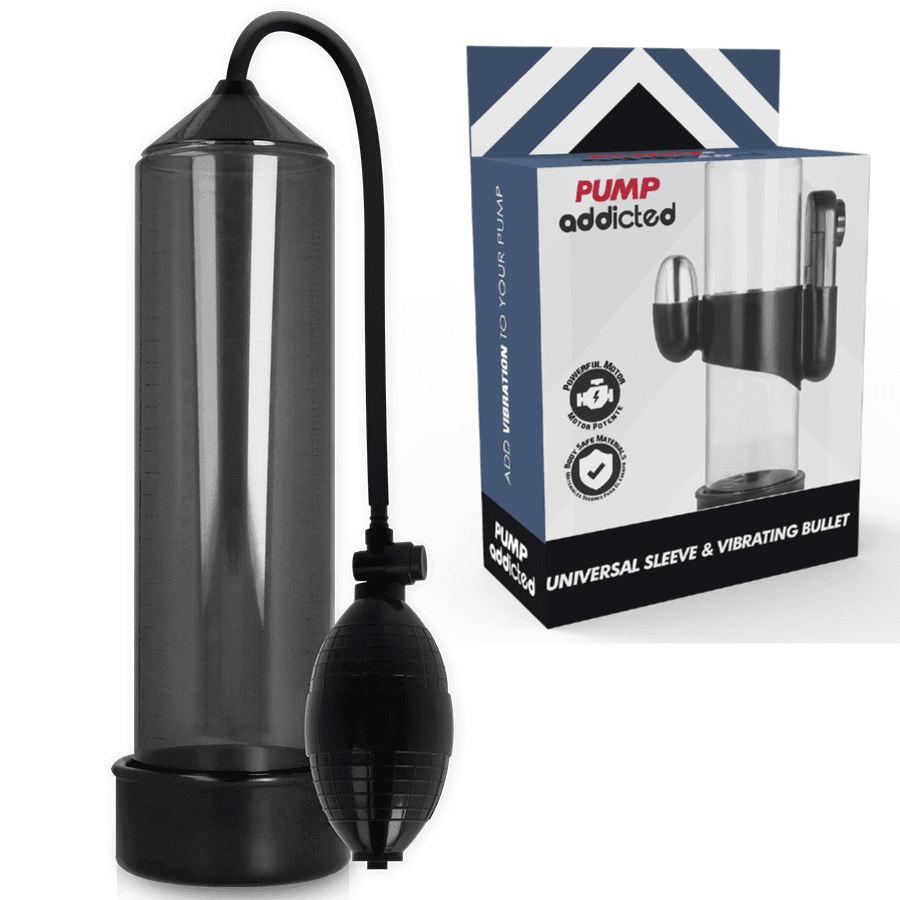 PUMP ADDICTED - RX3 CRNA VIBRIRAJUĆA PUMPA ZA PENIS