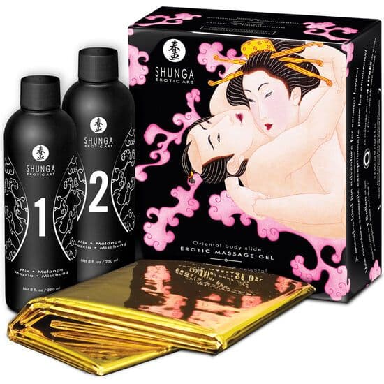 Gel da massaggio erotico corpo a corpo fragole e cava