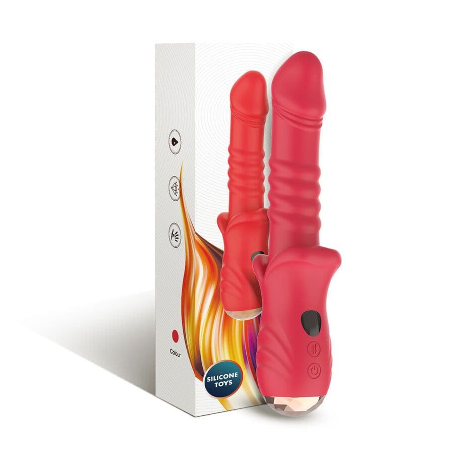 ARMONY - G-točka stimulacijski vibrator dildo crveni