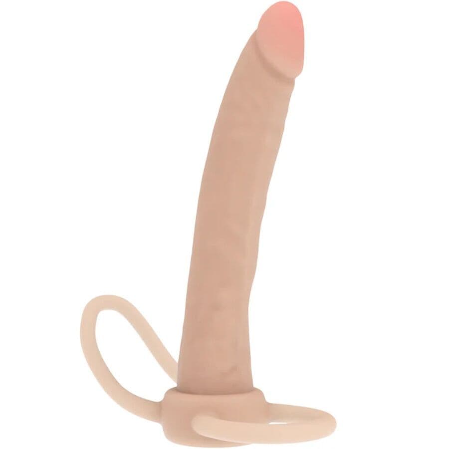 GET REAL - SILIKONSKI DVOSTRANI ANALNI DILDO DOUBLE TROUBLE 16 CM