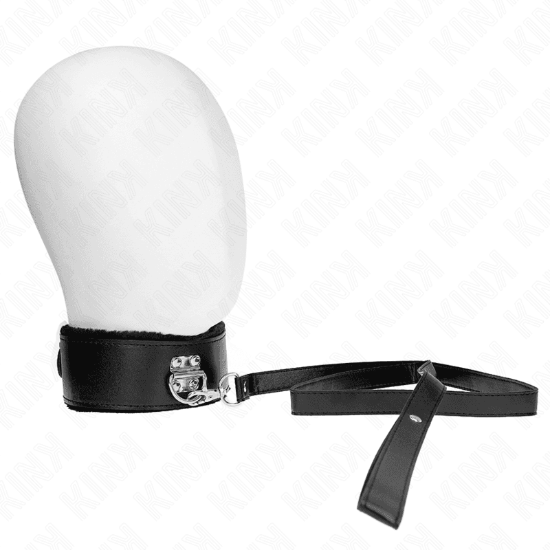 KINK - OGRLICA S POVODCEM 116 CM SA SREBRNIM ZAKOVICAMA MODEL 4, CRNA, PODESIVA 40, 48 CM X 6 CM