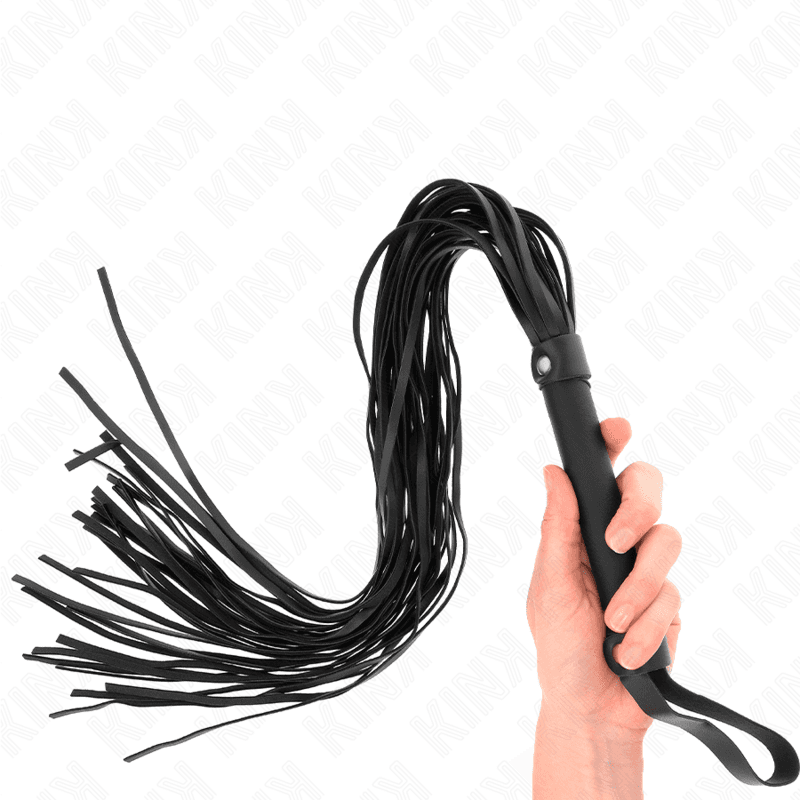 KINK - BIČ S IMITACIJOM OVČJE KOŽE, 60 CM
