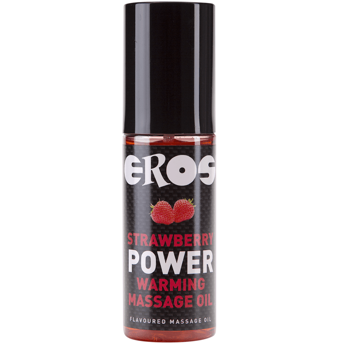 EROS - ULJE ZA MASAŽU S EFEKTOM TOPLINE JAGODA POWER WARMING 100 ML