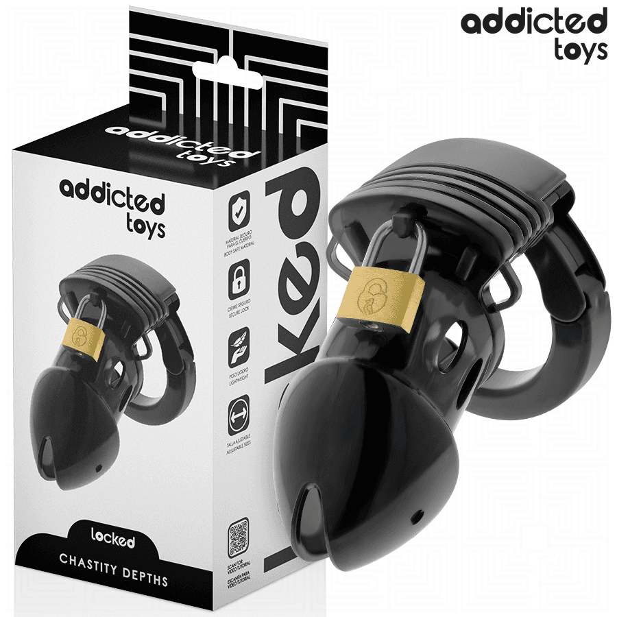 ADDICTED TOYS BLOCCATO - GABBIA PER PENE PROFONDA DI CASTITÀ 7,5 CM