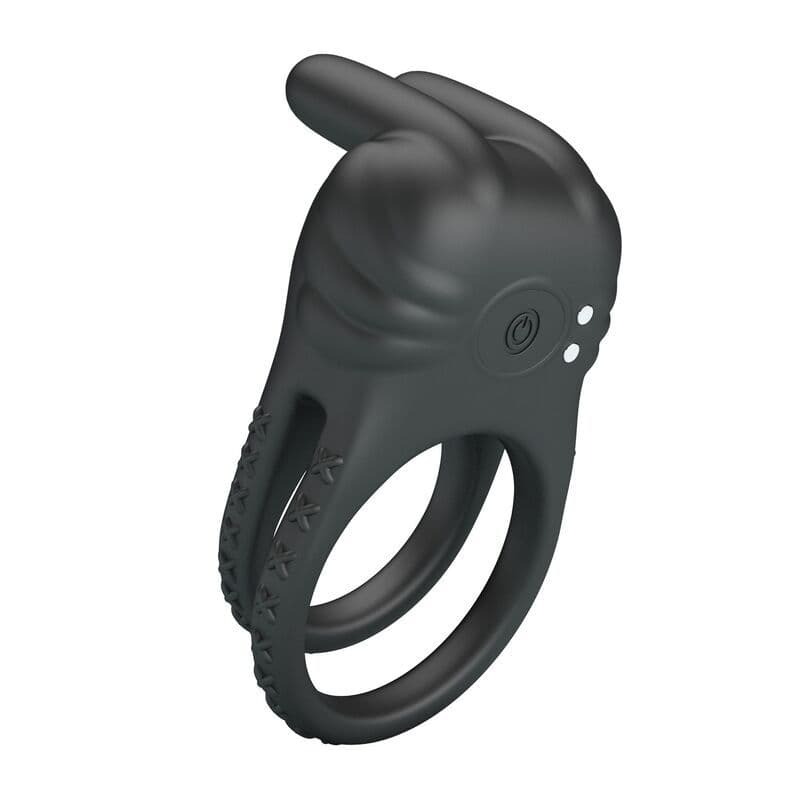 PRETTY LOVE - SINI RECHARGEABLE VIBRATING COCK RING 10 FUNCTIONS BLACK