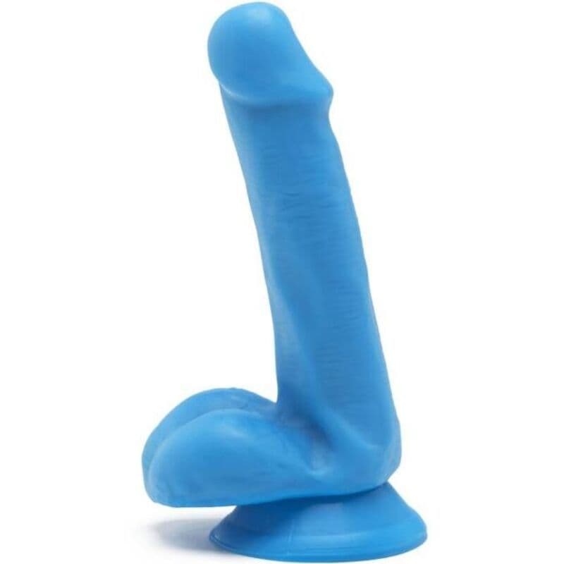 GET REAL, DILDO HAPPY DICKS S TESTISIMA 12 CM PLAVI