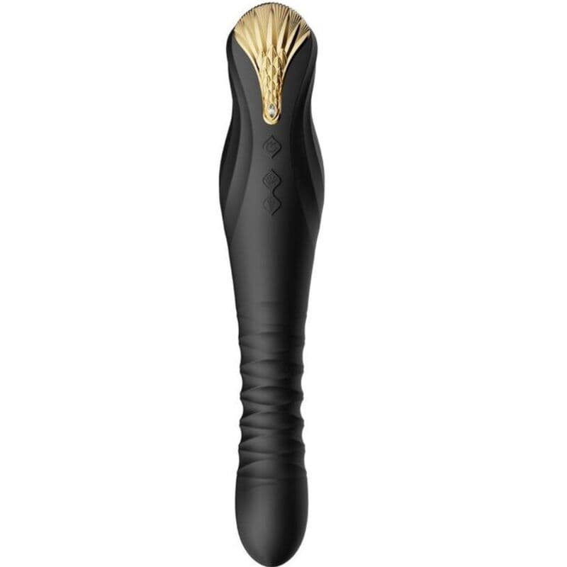 ZALO - KING THRUSTER SUNKOVIT VIBRATOR, ČRN