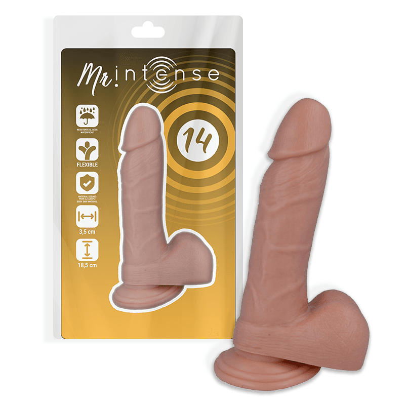 MR INTENSE - 14 realističan dildo, 18,5 cm Ø 3,8 cm