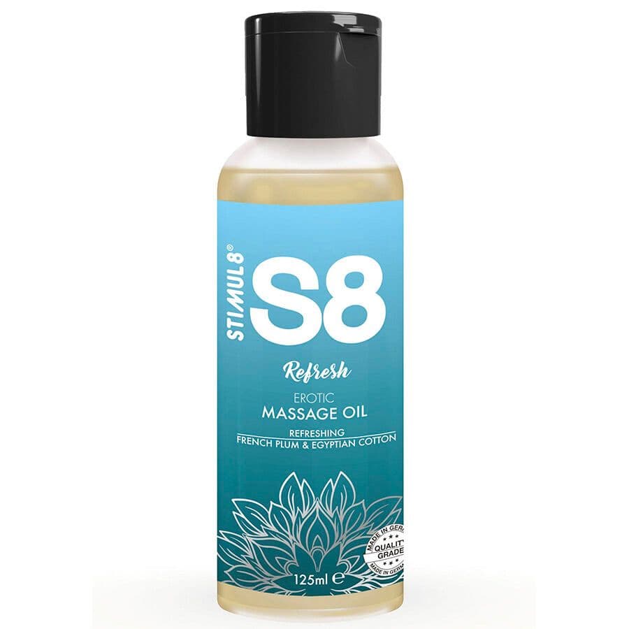 STIMUL8 - S8 REFRESH MASAŽNO OLJE BOMBAŽ 125 ML