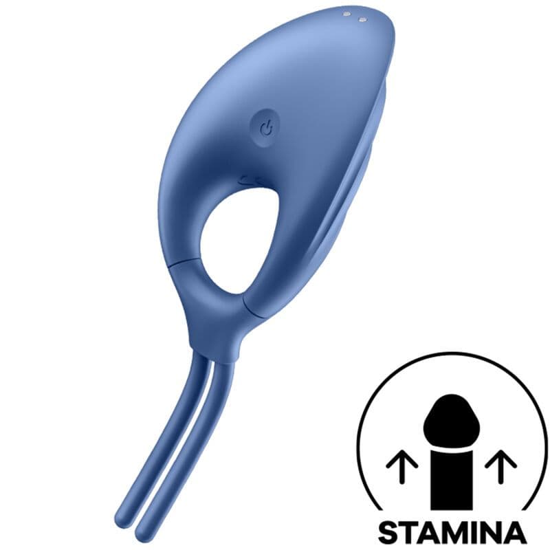 SATISFYER - SWORDSMAN VIBRACIJSKI OBROČEK ZA PENIS, MODER
