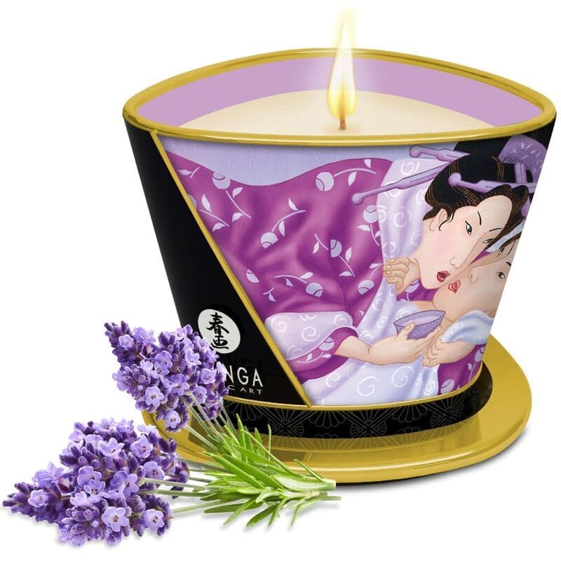 SHUNGA MASAŽNA SVEČA SIVKA, 170 ML
