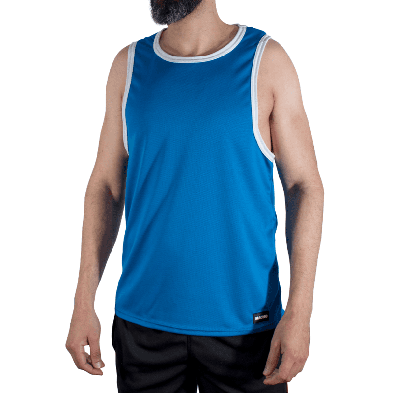 MACHO - CMV002 PLAVA FITNESS MAJICA S/M