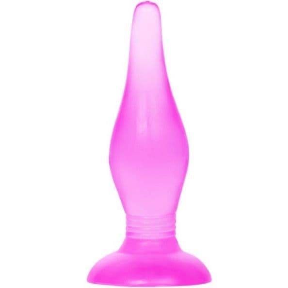 BAILE - Ljubičasti analni čep soft touch 14,2 cm