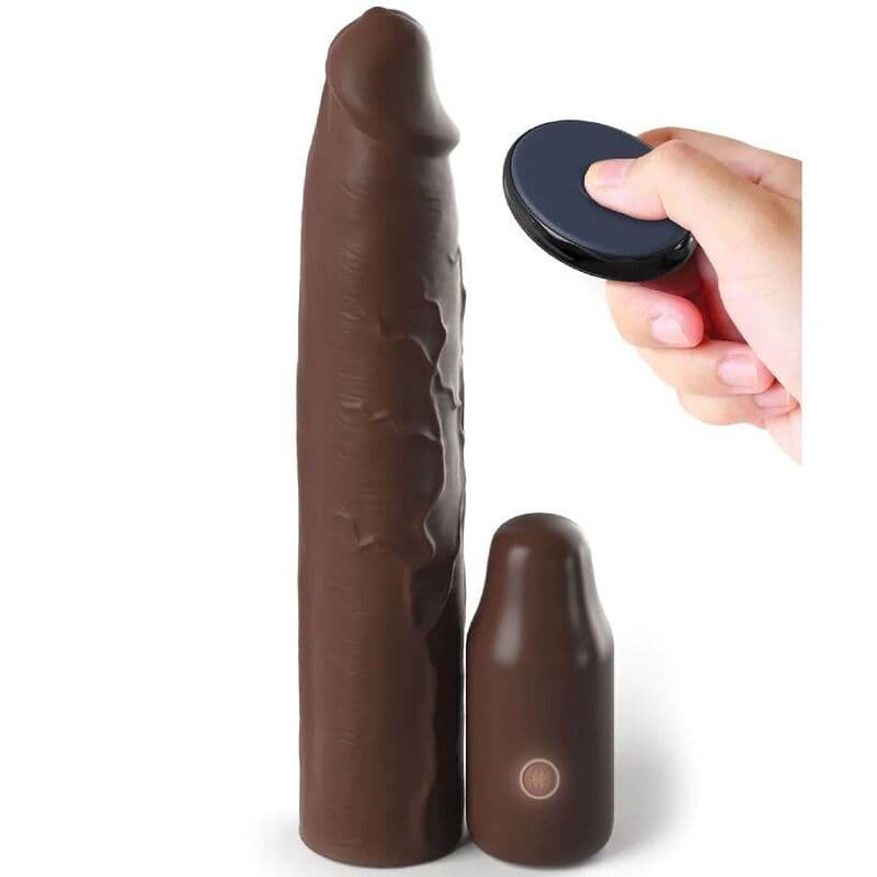 FANTASY X-TENSIONS - PIPEDREAMS NAVLAKA ZA PENIS 22,86 CM + 7,62 CM NASTAVAK S DALJINSKIM, SMEĐA