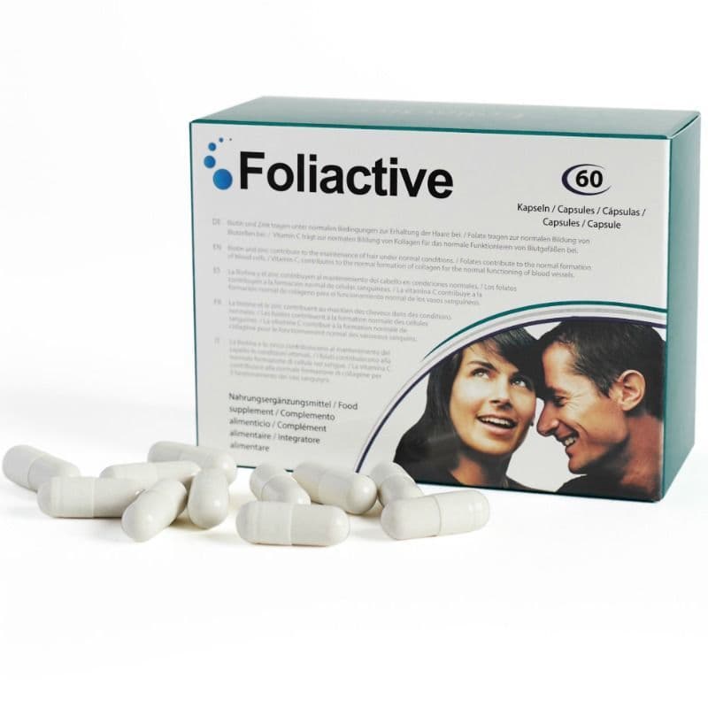 500 COSMETICS - FOLIACTIVE PILLS PREHRANSKO DOPOLNILO PROTI IZPADANJU LAS 60 TABLET