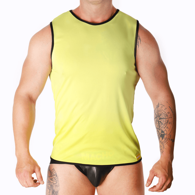 MACHO - MAGLIETTA GIALLA S/M