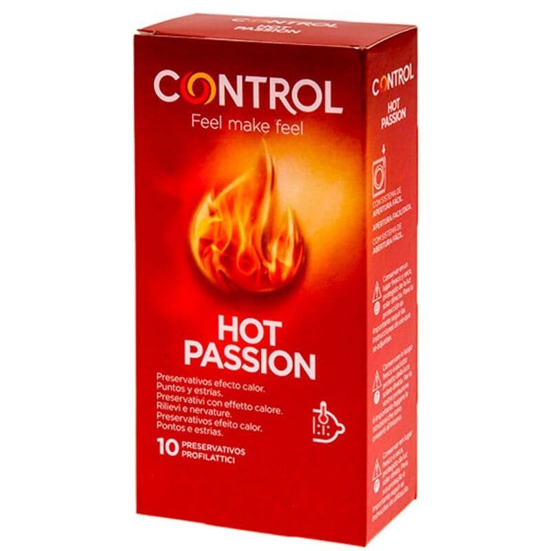 CONTROL - KONDOMI HOT PASSION, GRIJUĆI UČINAK, 10 KOMADA
