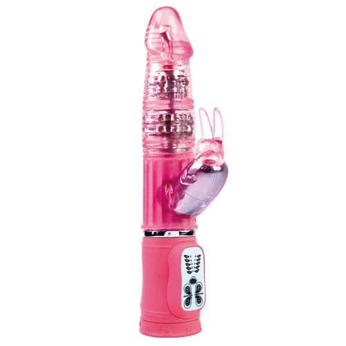 BAILE, PASSION ROCK BUNNY VIBRATOR ZEKO, 10 FUNKCIJA, 27 CM