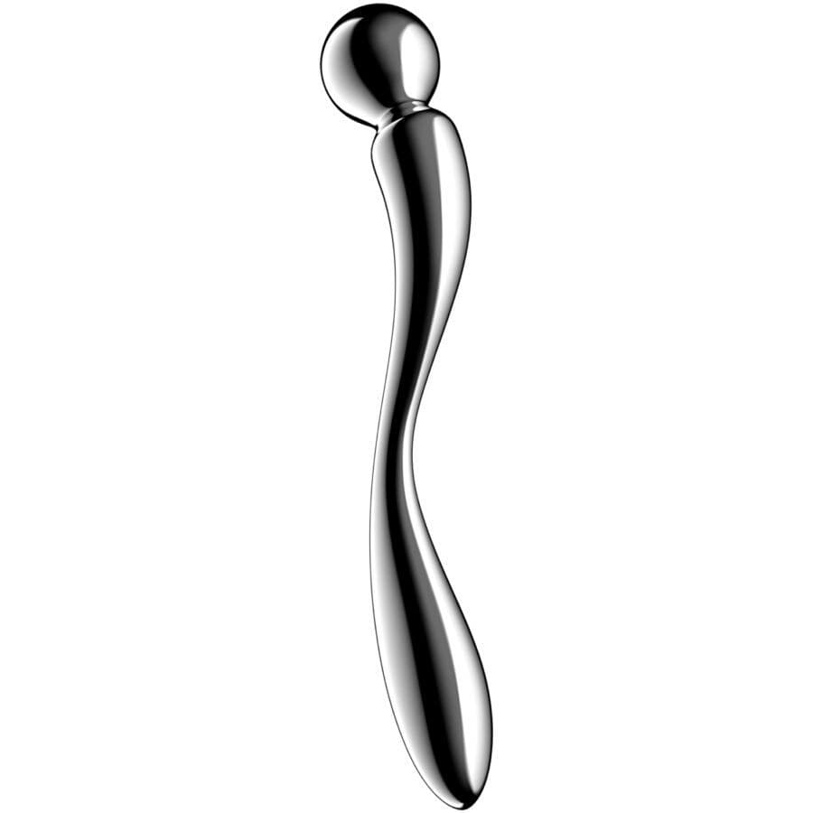 SATISFYER - STAR FORCE 2 DVOSTRANI DILDO OD NEHRĐAJUĆEG ČELIKA