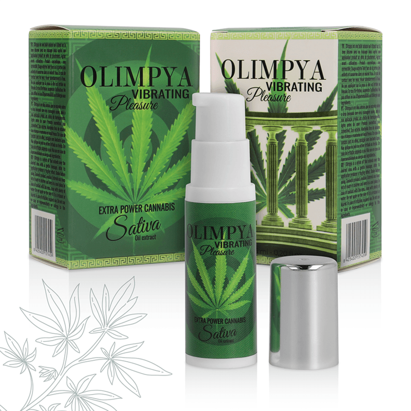 OLIMPYA - VIBRATING PLEASURE EXTRA SATIVA KONOPLJIN STIMULATIVNI GEL