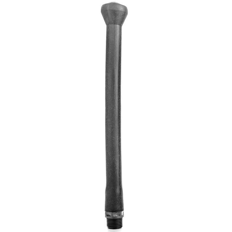 ALL BLACK - SILIKONSKI ANALNI TUŠ S GRANIČNIKOM 27 CM