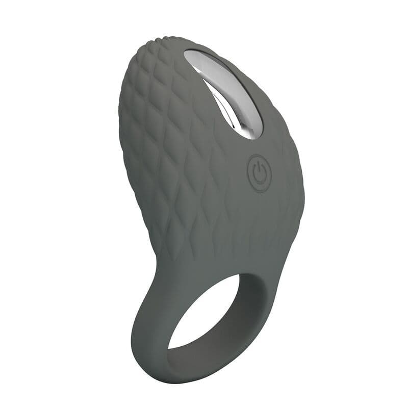 PRETTY LOVE, WIEDERAUFLADBARER, STRUKTURIERTER VIBRATIONSRING MIT STIMULATOR