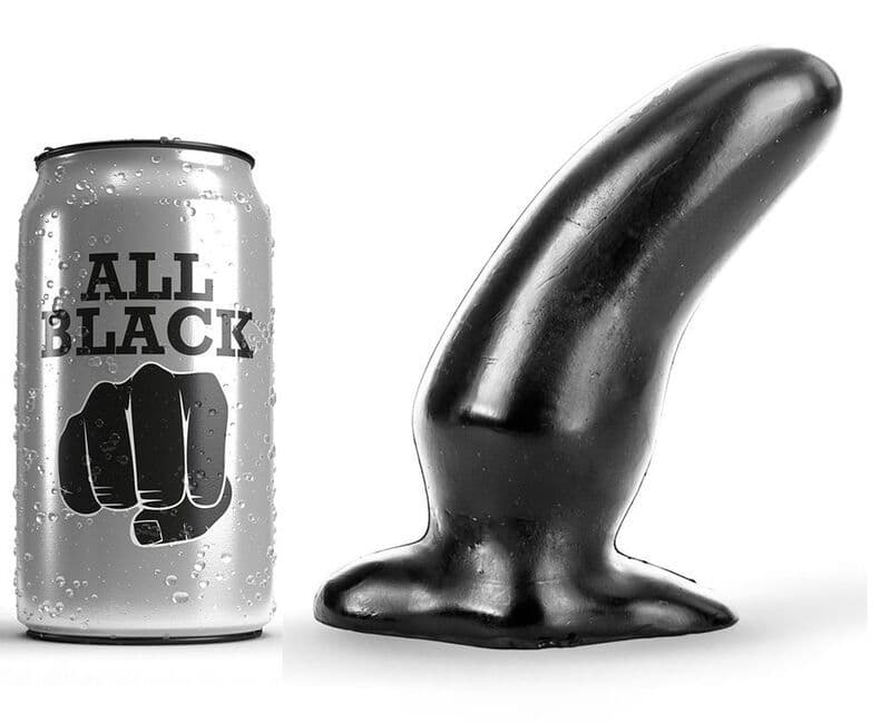 ALL BLACK - Analni čep, 13 cm
