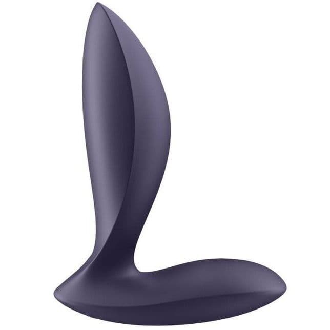 SATISFYER - POWER PLUG ANALNI ČEP, LJUBIČASTI