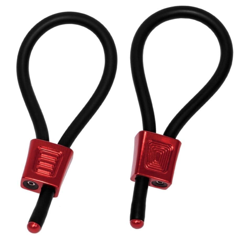 ELECTRASTIM - PRESTIGE ELECTRALOOPS NASTAVLJIVA OBROČKA ZA PENIS RDEČA