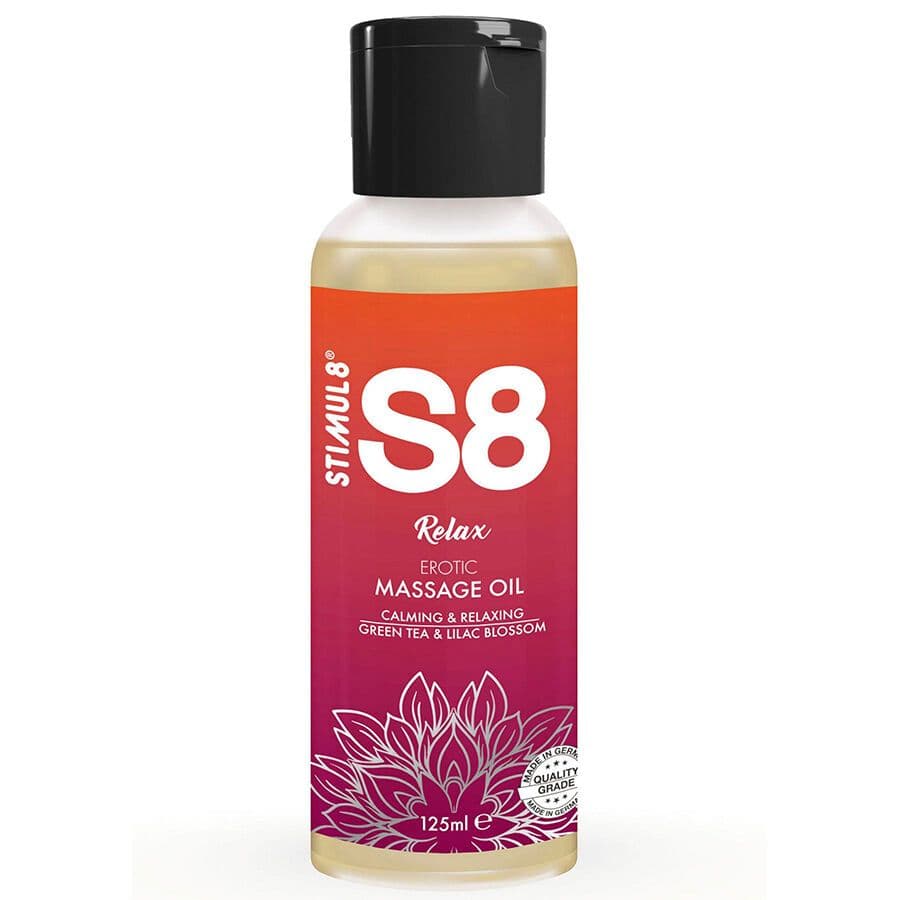 STIMUL8 - S8 RELAX MASAŽNO OLJE ZELENI ČAJ 125 ML