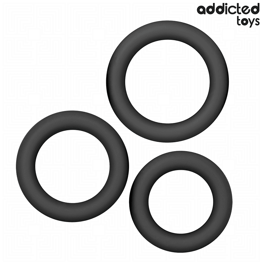 ADDICTED TOYS - SET SILIKONRINGE MODELL 1