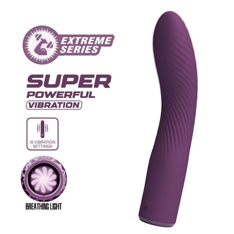 PRETTY LOVE - VIBRATORE RICARICABILE KISSELL 10 FUNZIONI VIOLA