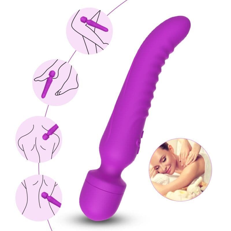 ARMONY - Mission masažer i vibrator učinak topline ljubičasta