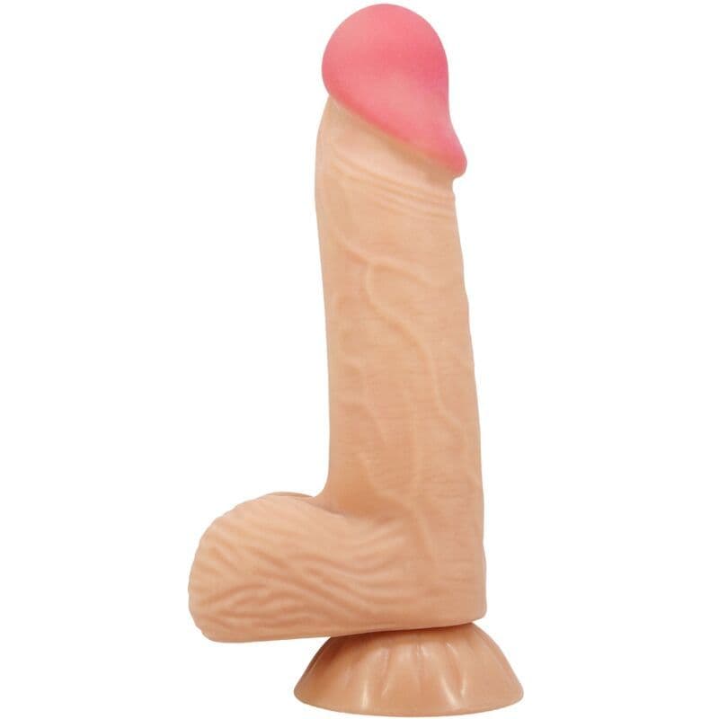 PRETTY LOVE - REALISTIČNI DILDO S POMIČNOM KOŽOM I VAKUUMSKOM ČAŠICOM, BOJA KOŽE, 20,6 CM