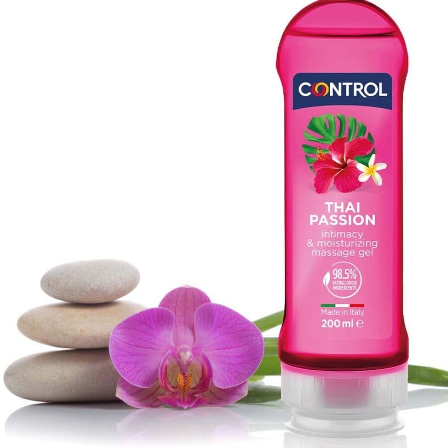 CONTROL - GEL ZA MASAŽU 2 U 1 MASSAGE & PLEASURE THAI PASSION 200 ML
