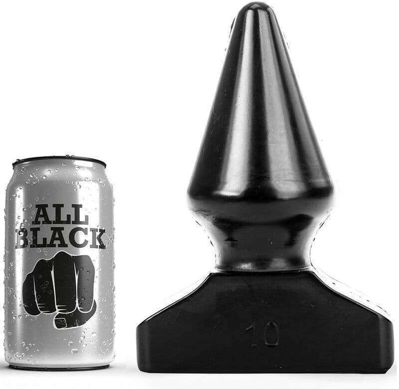 ALL BLACK - Analni čep, 20,5 cm