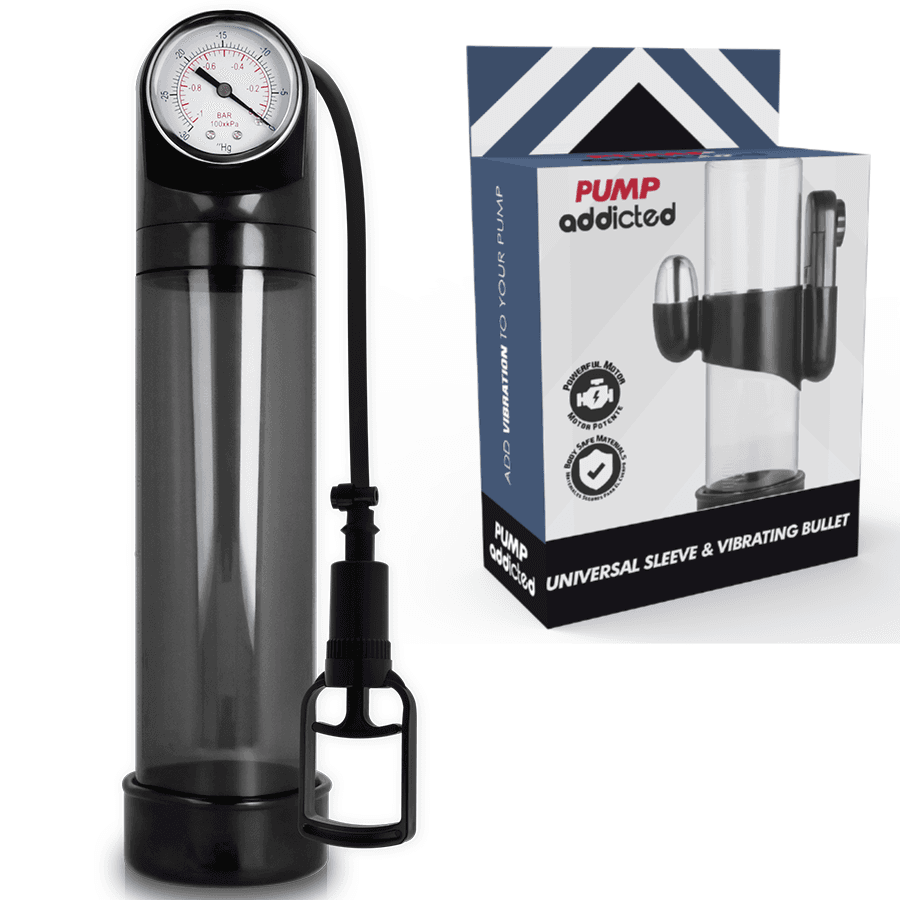 PUMP ADDICTED - RX9 CRNA VIBRIRAJUĆA PUMPA ZA PENIS