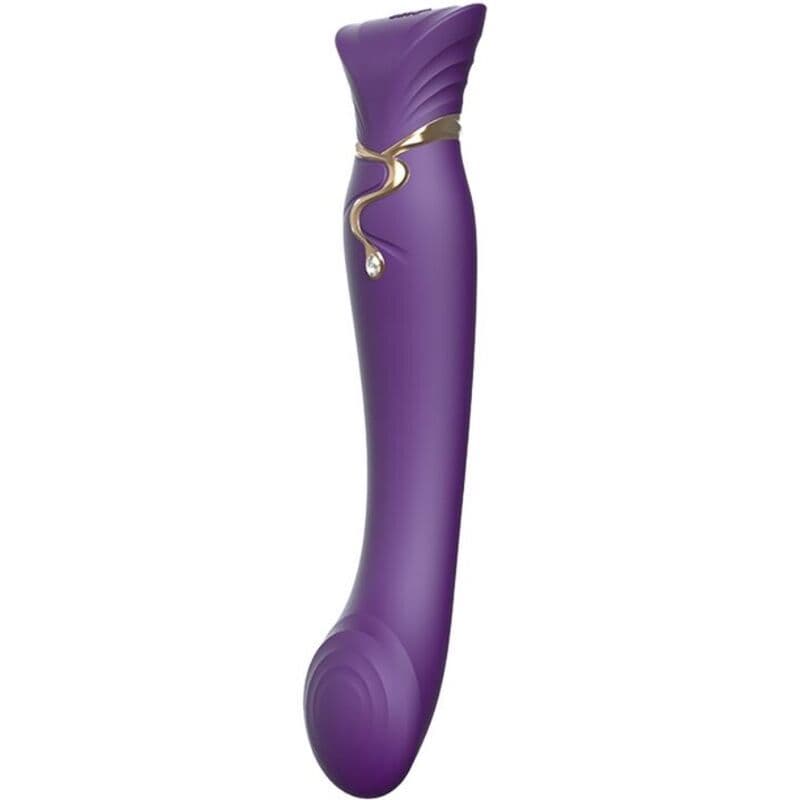 ZALO - QUEEN PULSE WAVE VIBRATOR ZA G-TOČKU LJUBIČASTI