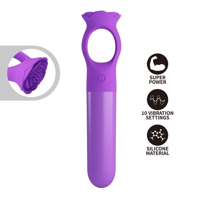PRETTY LOVE - Giana puniva mini vibracijska masažer vijolična